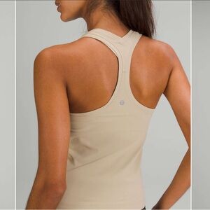Lululemon Beige Racerback Tank Top